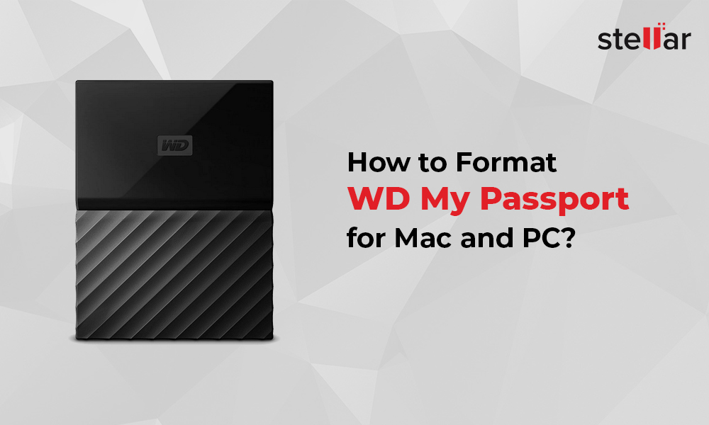 format my passport for mac?